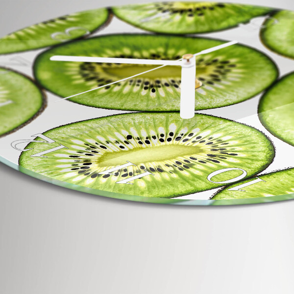 Glas wanduhr Kiwi