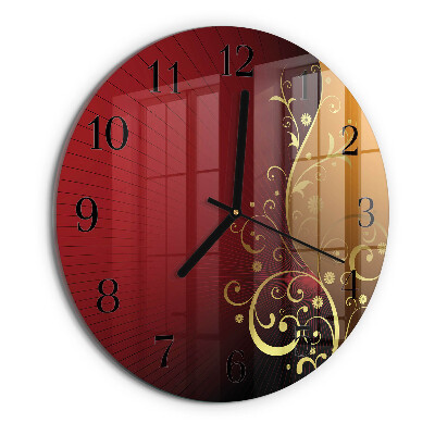 Wanduhr rund Abstraktion