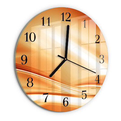 Wanduhr rund Abstraktion