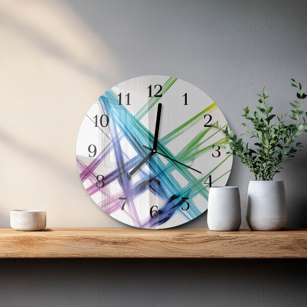 Wanduhr rund Abstraktion