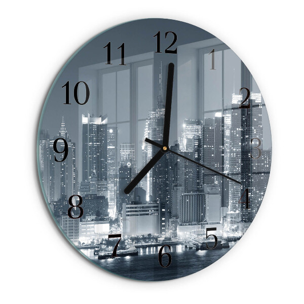 Wanduhr rund Horizont