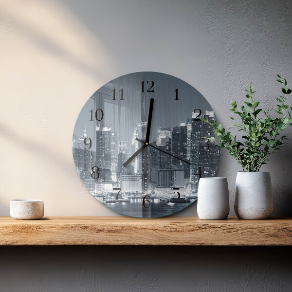 Wanduhr rund Horizont