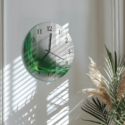 Wanduhr rund Abstrakte Linien