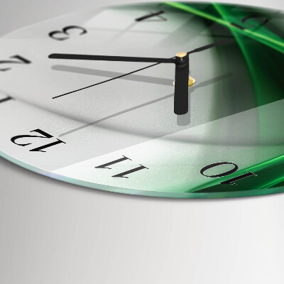 Wanduhr rund Abstrakte Linien