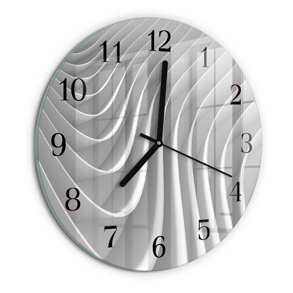Wanduhr rund Abstraktion