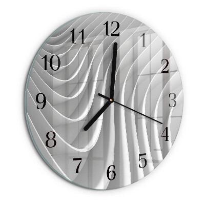 Wanduhr rund Abstraktion