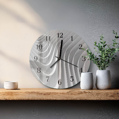 Wanduhr rund Abstraktion