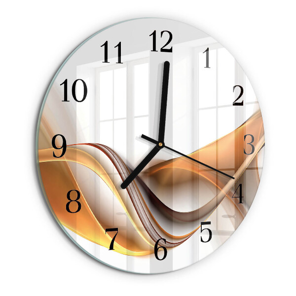 Wanduhr rund Abstraktion