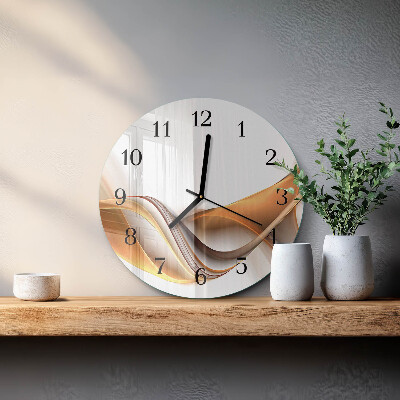 Wanduhr rund Abstraktion