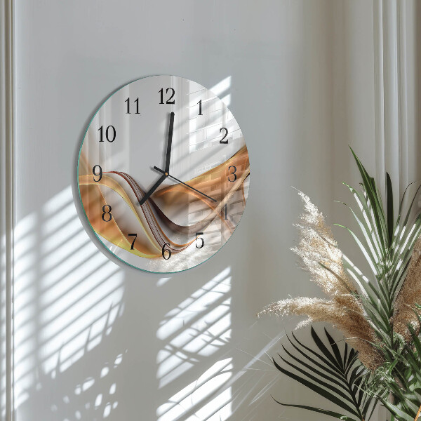 Wanduhr rund Abstraktion