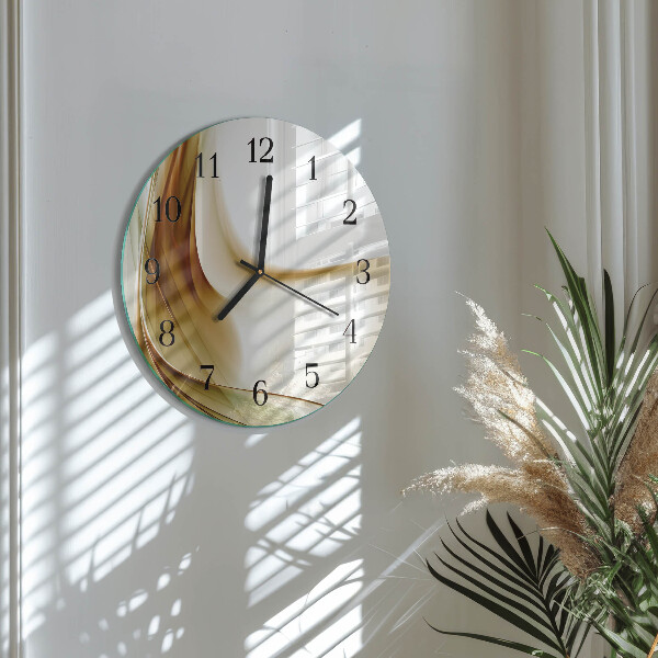 Wanduhr rund Abstraktion