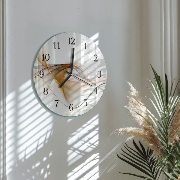 Wanduhr rund Abstraktion