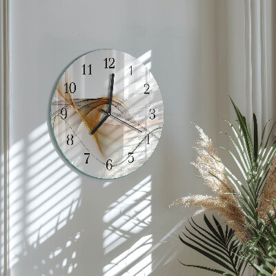 Wanduhr rund Abstraktion