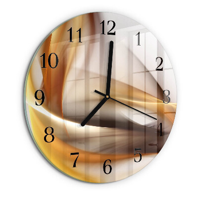 Wanduhr rund Abstraktion
