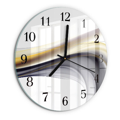 Wanduhr rund Abstraktion