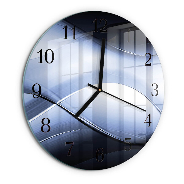 Wanduhr rund Abstraktion