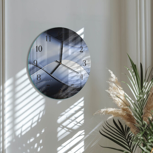 Wanduhr rund Abstraktion
