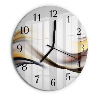 Wanduhr rund Abstraktion