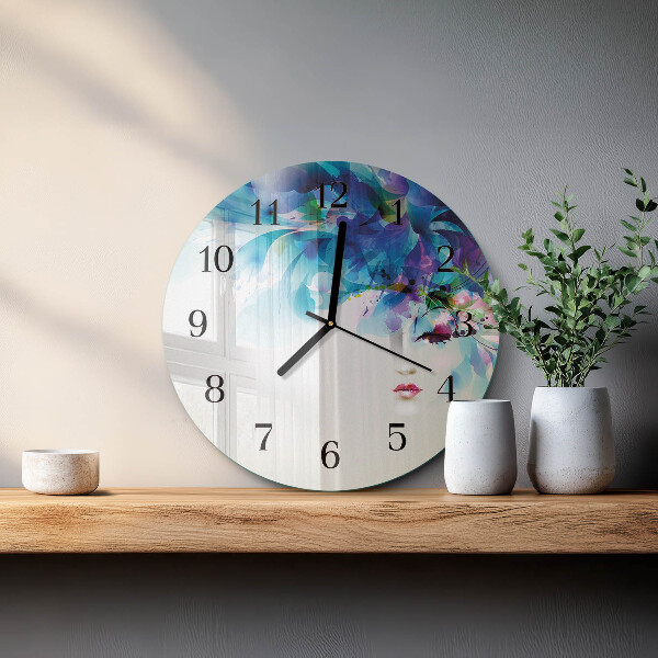 Wanduhr rund Abstraktion
