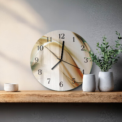 Wanduhr rund Abstraktion