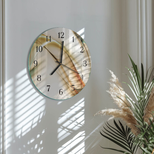 Wanduhr rund Abstraktion