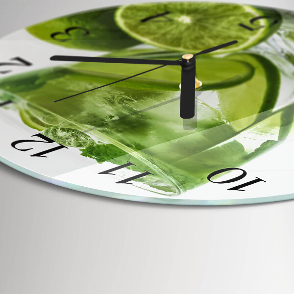 Wanduhr rund Kalziumkarbonat