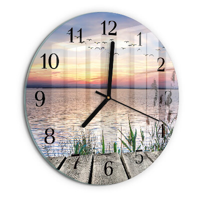 Wanduhr rund See