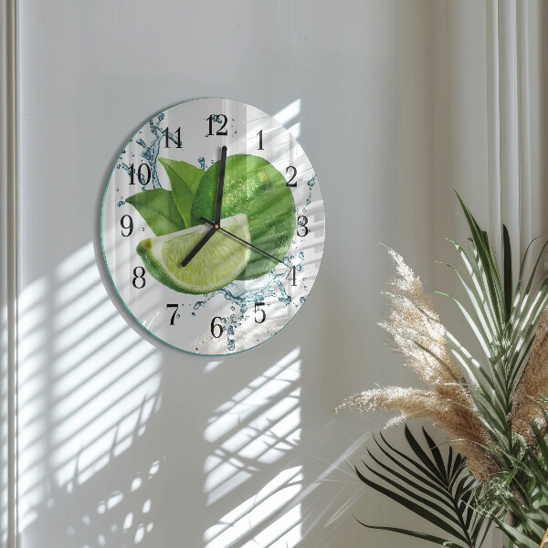 Wanduhr rund Kalziumkarbonat