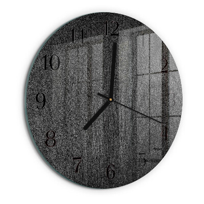 Wanduhr rund Holz