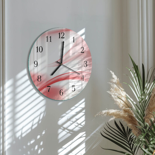 Wanduhr rund Abstrakte Kunst