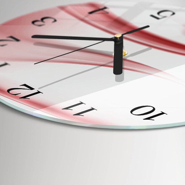 Wanduhr rund Abstrakte Kunst