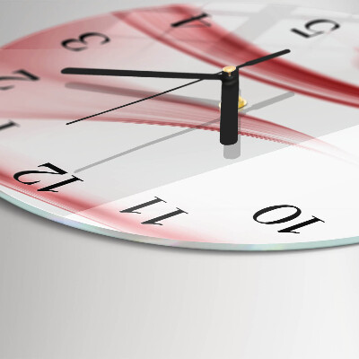 Wanduhr rund Abstrakte Kunst