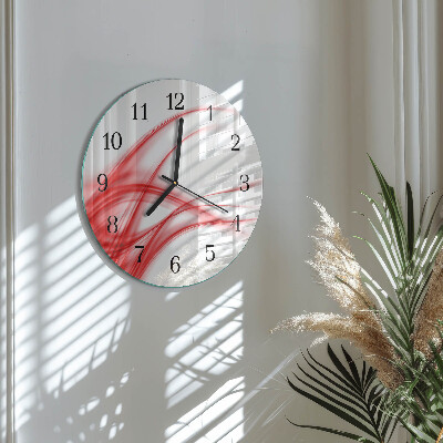 Wanduhr rund Abstrakte Kunst
