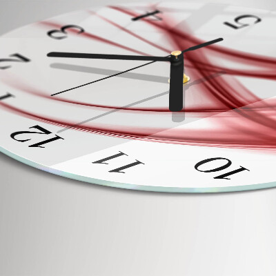 Wanduhr rund Abstrakte Kunst