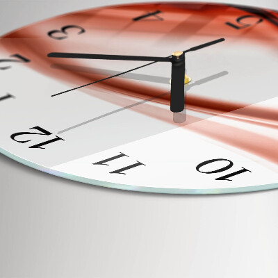 Wanduhr rund Abstrakte Linien