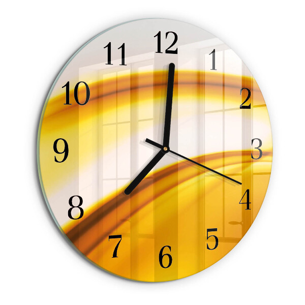 Wanduhr rund Abstrakte Kunst