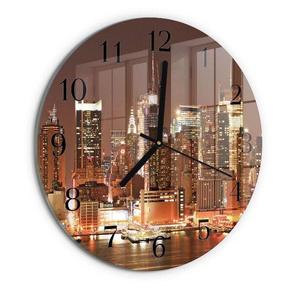 Wanduhr rund Horizont