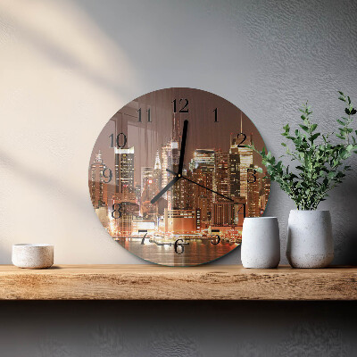 Wanduhr rund Horizont