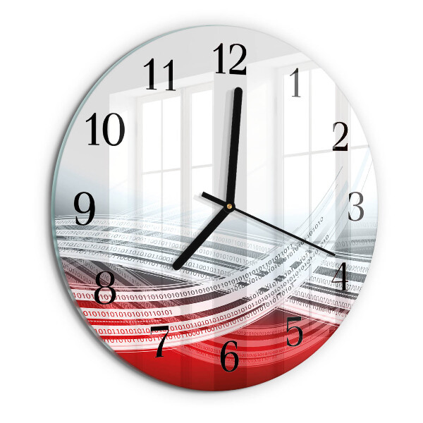 Wanduhr rund Abstraktion