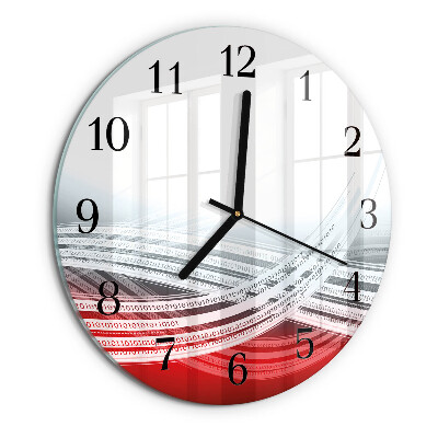 Wanduhr rund Abstraktion