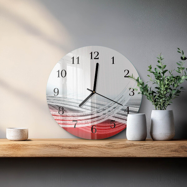 Wanduhr rund Abstraktion