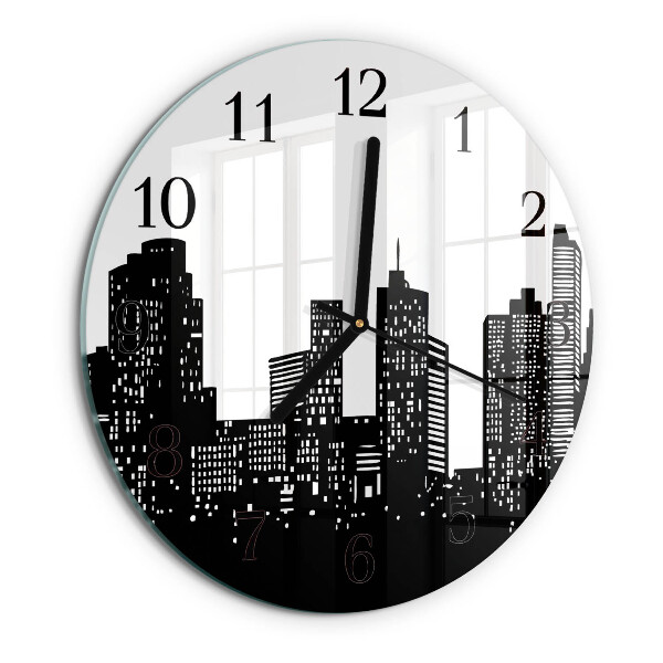 Wanduhr rund Gebäude