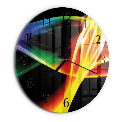 Wanduhr rund Abstraktion