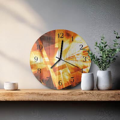 Wanduhr rund Abstraktion