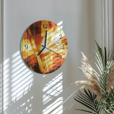 Wanduhr rund Abstraktion