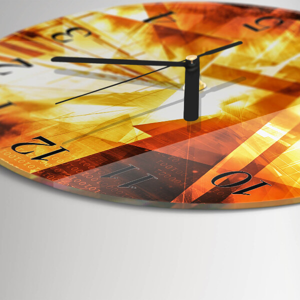 Wanduhr rund Abstraktion