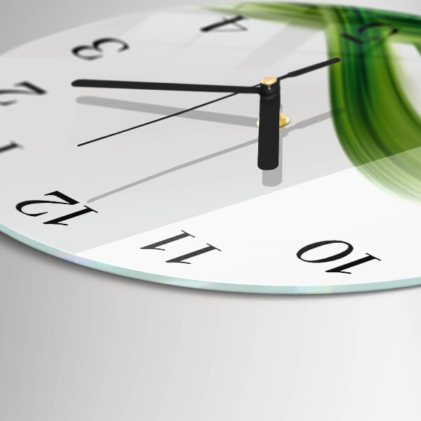 Wanduhr rund Abstrakte Welle