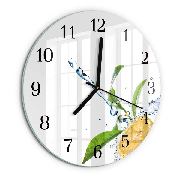 Wanduhr rund Zitronensäure