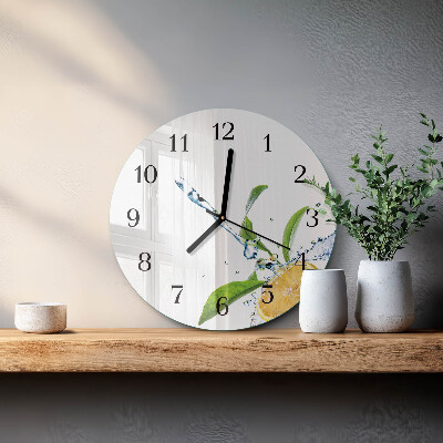 Wanduhr rund Zitronensäure