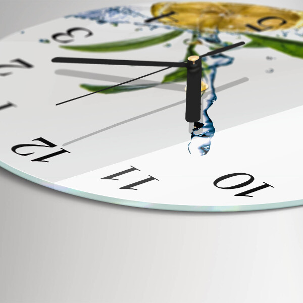 Wanduhr rund Zitronensäure